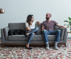 Sofa With People