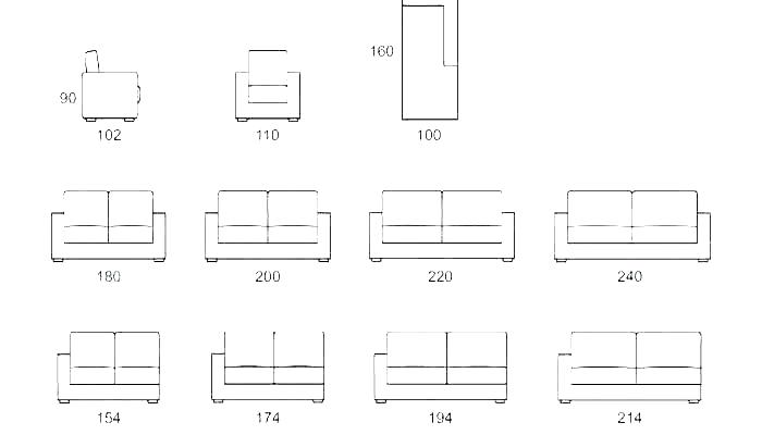 Couch Dimensions Guide Standard Sofa, What Are Standard Sofa Sizes